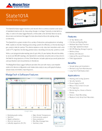 Thumbnail of document Data Sheet - State101A Data Logger